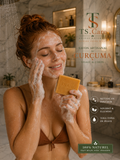 Savon Artisanal au Curcuma – Éclat & Unification | TS.Care